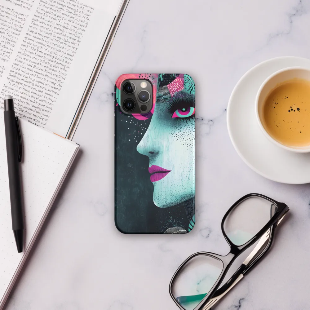 Mystical Beauty in Blue and Pink | Phone Case |  12 Pro | Snap Case | Matte