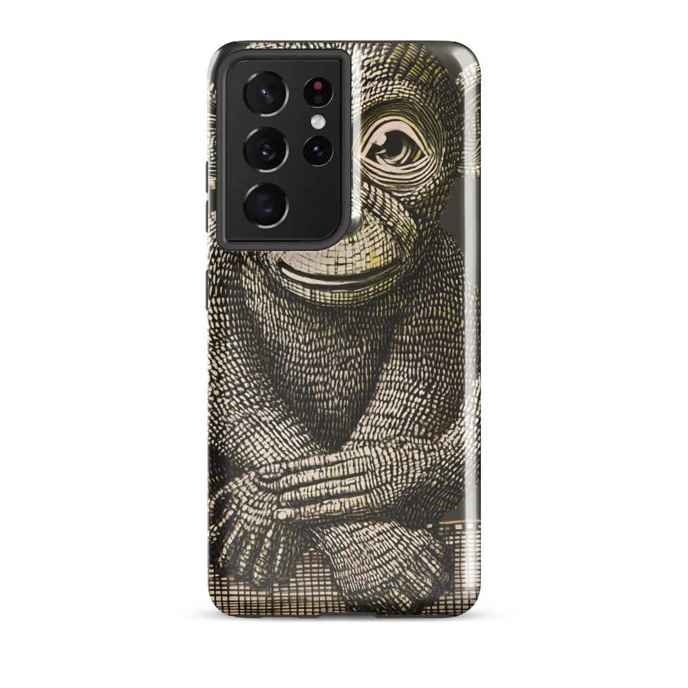 Intricate Primate Portrait