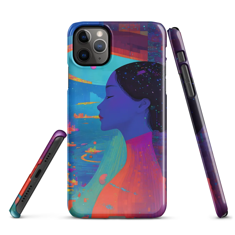 Serene Reflections in a Futuristic Dreamscape | Phone Case |  11 Pro Max | Snap Case | Glossy