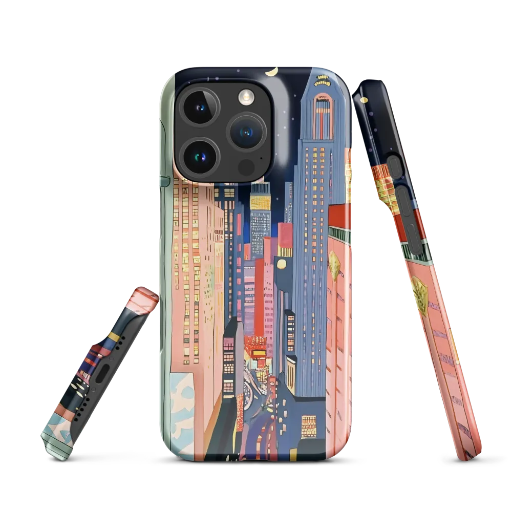 Urban Dreamscape: A Pop Art Night | Phone Case |  16 Pro | Snap Case | Glossy