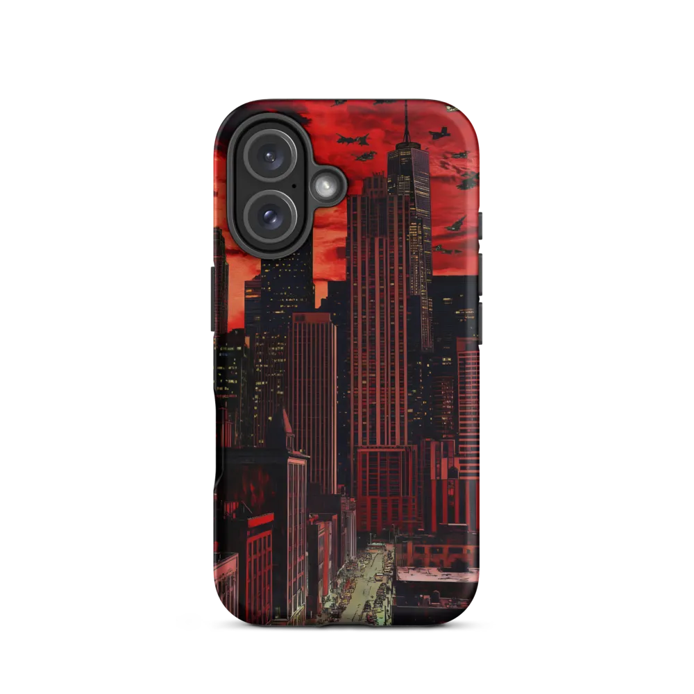 Red City Under Threat | Phone Case |  16 | Tough Case | Matte