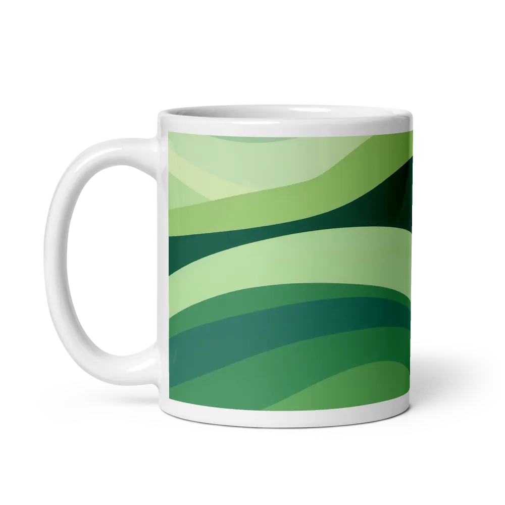 Waves of Tranquility | Mug with White inside | 11 oz