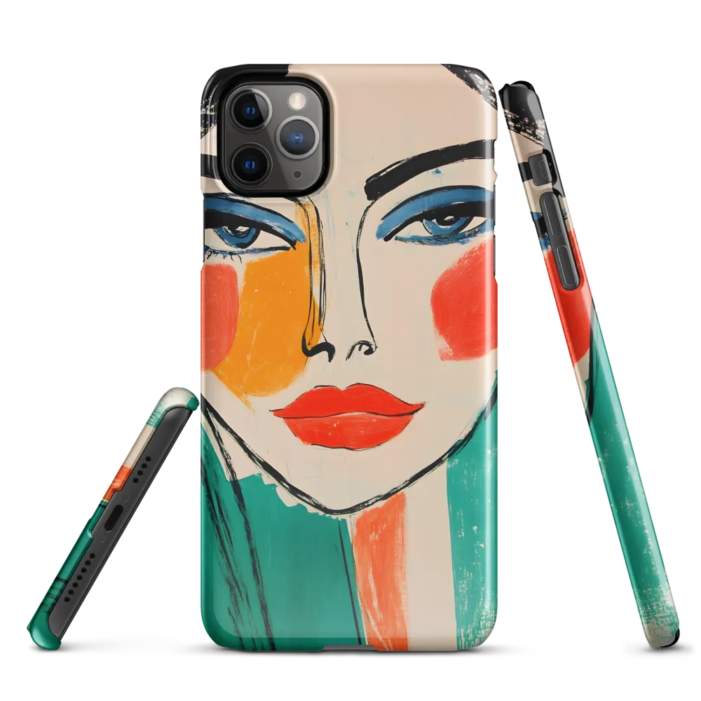 Vivid Portrait of a Modern Muse | Phone Case |  11 Pro Max | Snap Case | Glossy