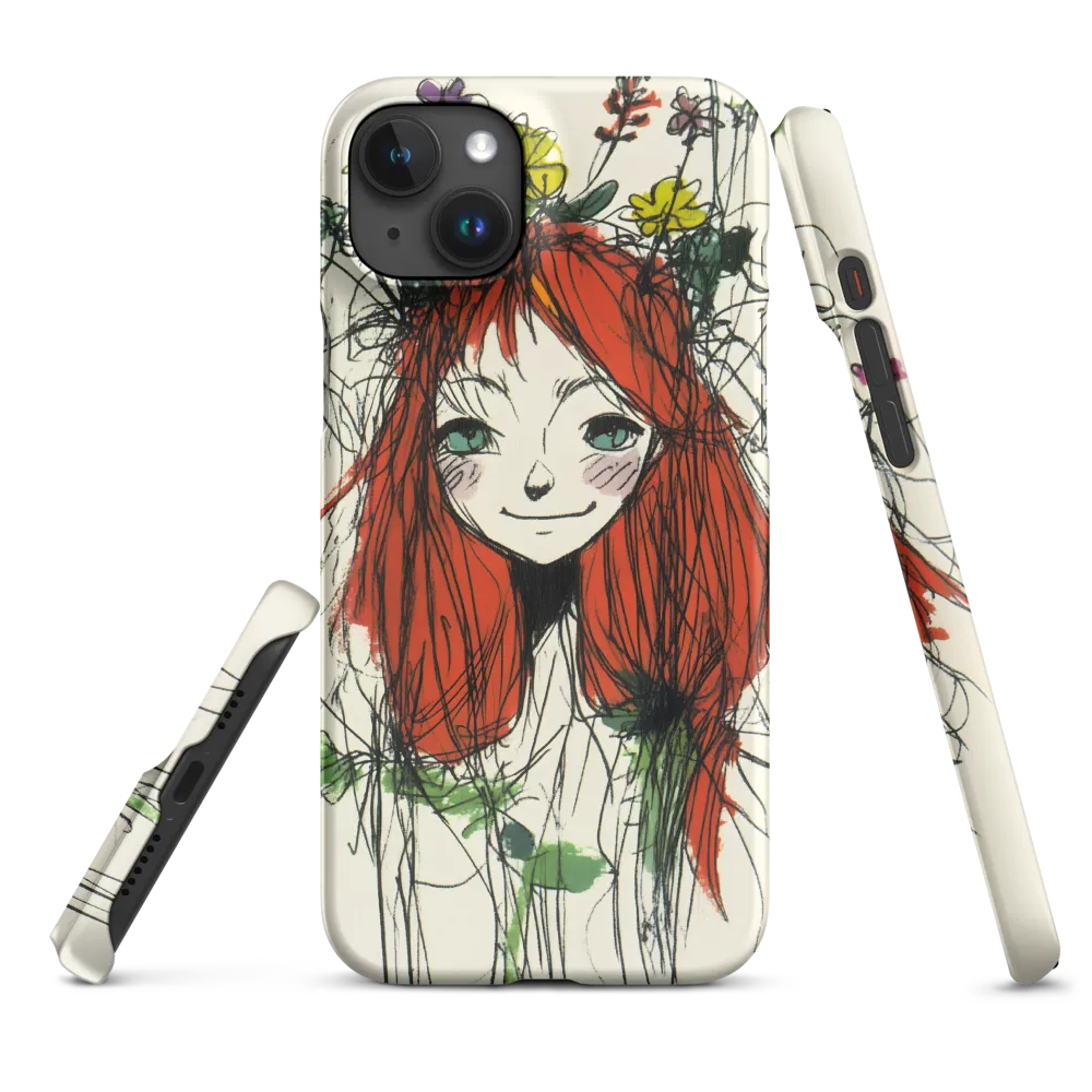 Whimsical Floral Portrait