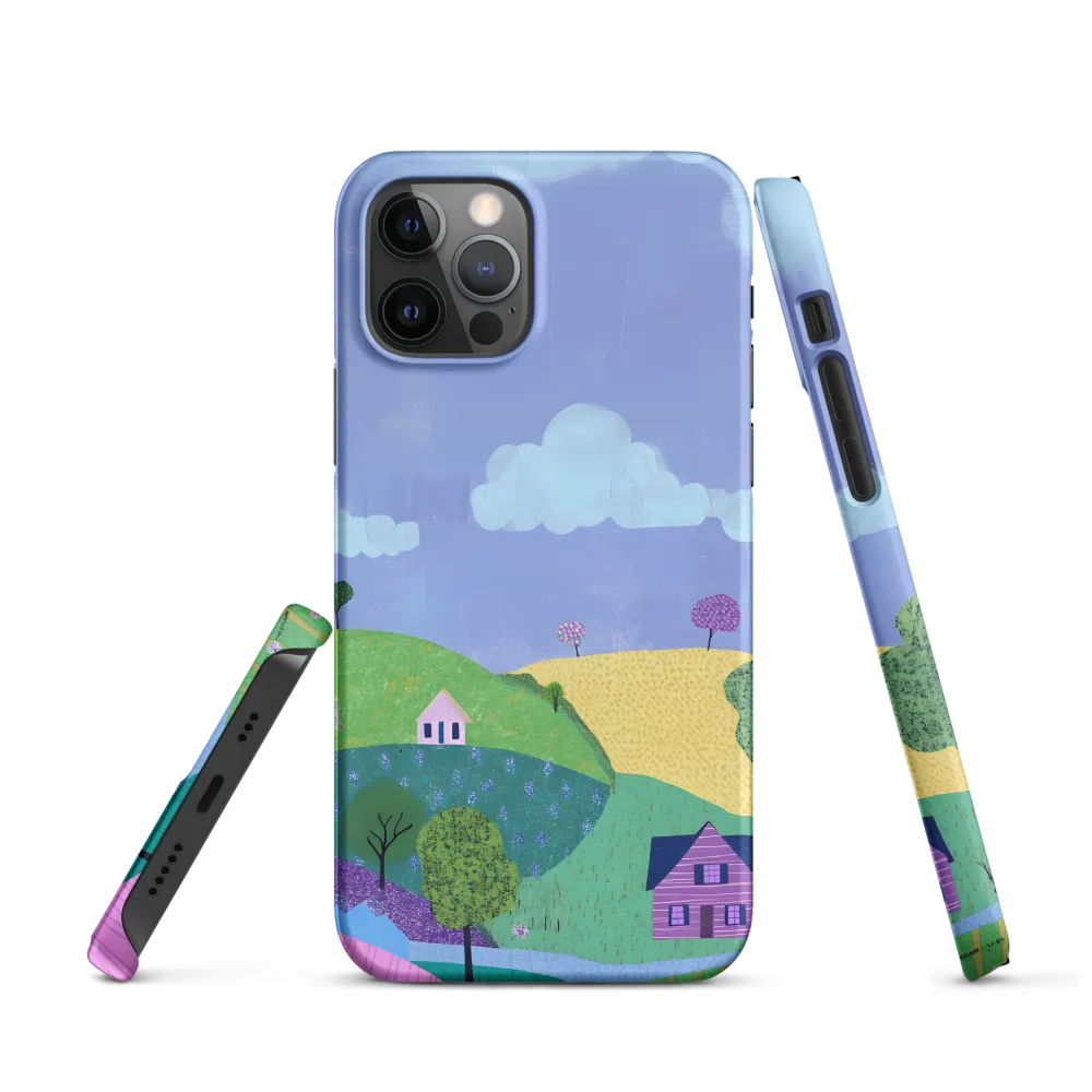 Whimsical Hills and Quaint Homes | Phone Case |  12 Pro | Snap Case | Matte