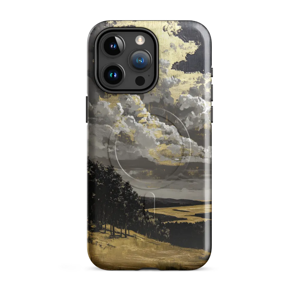 Golden Serenity in a Dramatic Sky | Phone Case |  15 Pro Max | MagSafe® Tough Case | Glossy