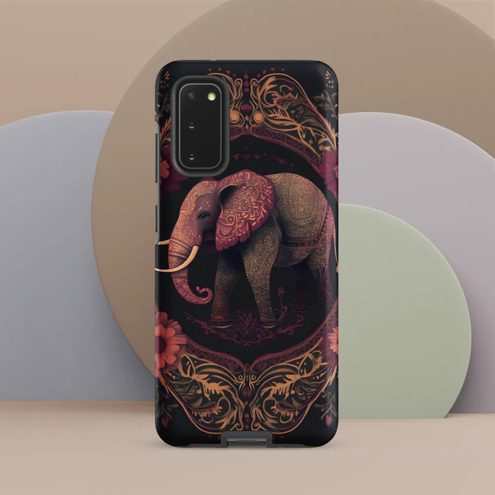 Regal Reverie: The Ornate Elephant | Phone Case |  S20 | Tough Case | Matte