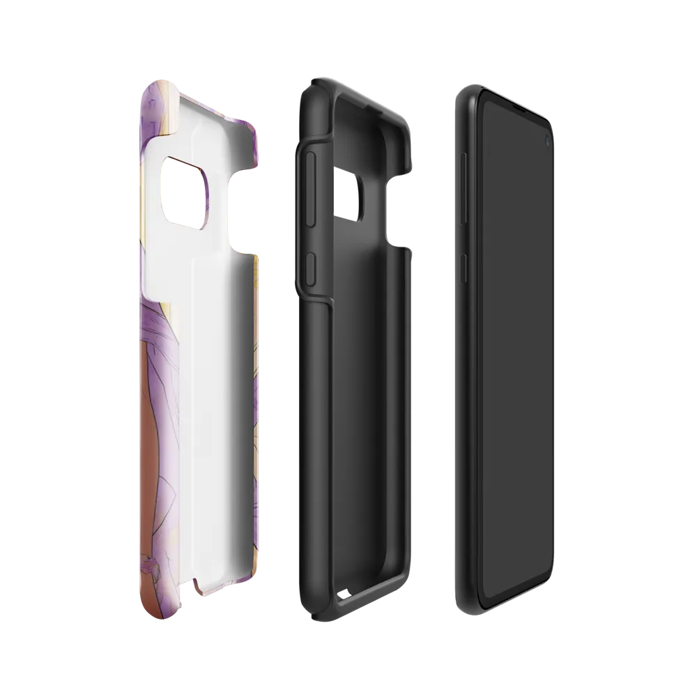 Elegance in Floral Harmony | Phone Case |  S10e | Tough Case | Glossy