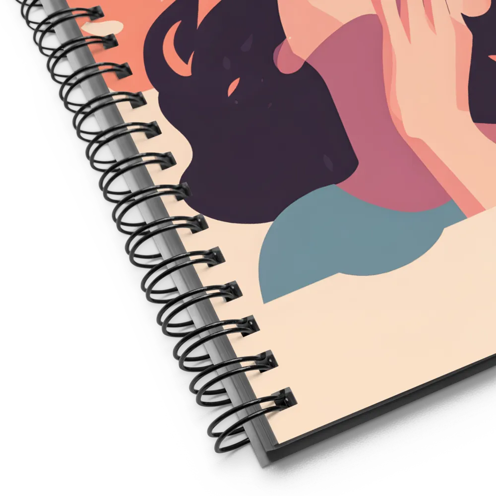 Whispers of Reflection | Spiral Notebook