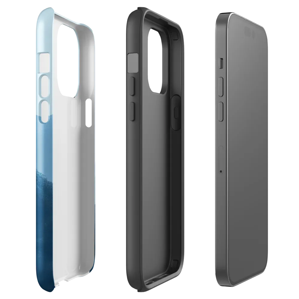 Solitude in Blue | Phone Case |  14 Pro Max | Tough Case | Glossy