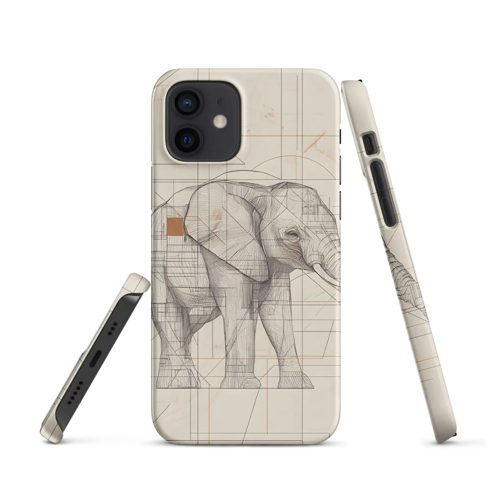 Geometric Elegance: The Steel Elephant