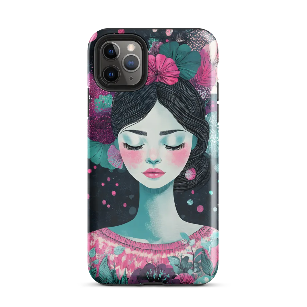 Embrace of Floral Serenity | Phone Case |  11 Pro Max | Tough Case | Glossy