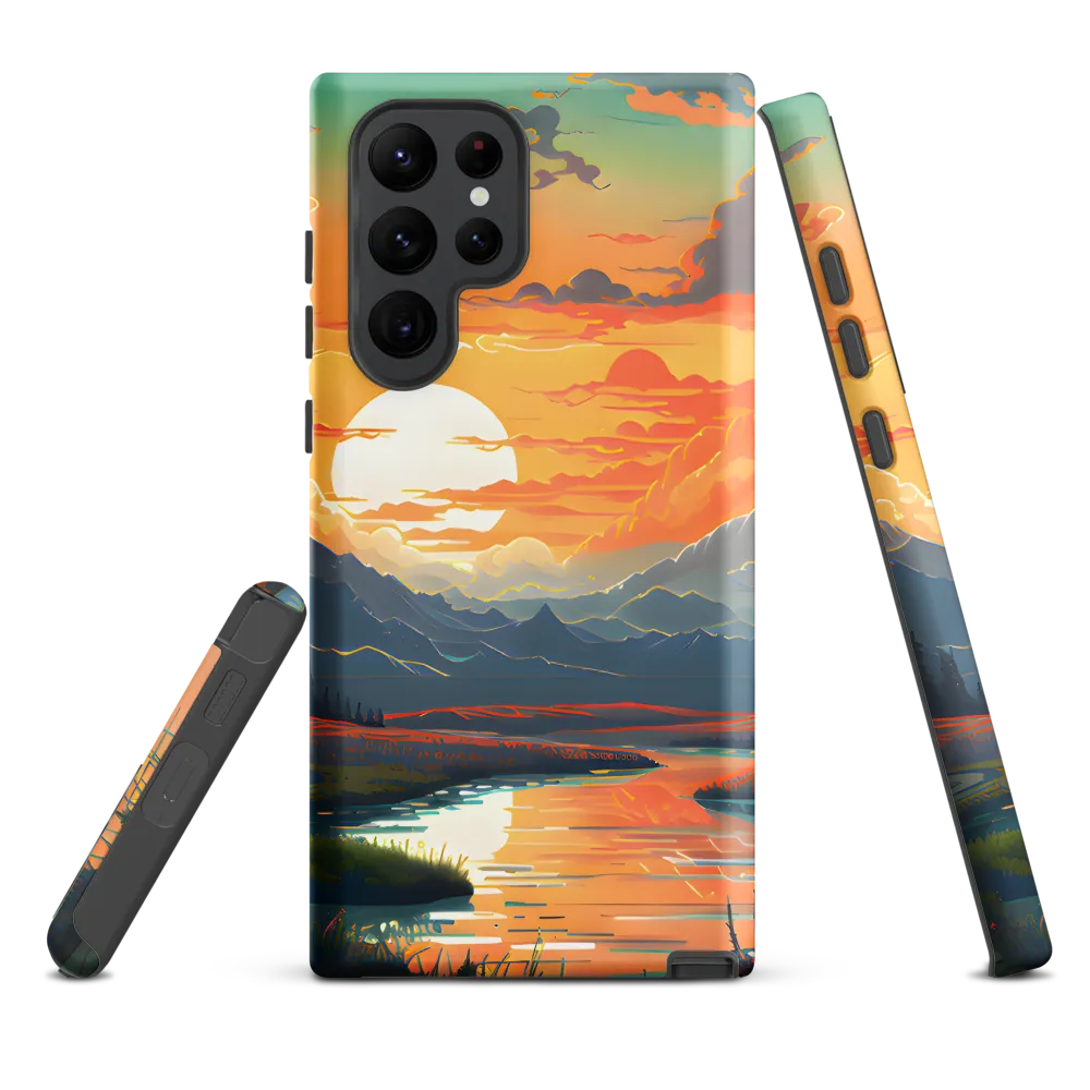 Serenity at Dusk | Phone Case |  S22 Ultra | Tough Case | Matte