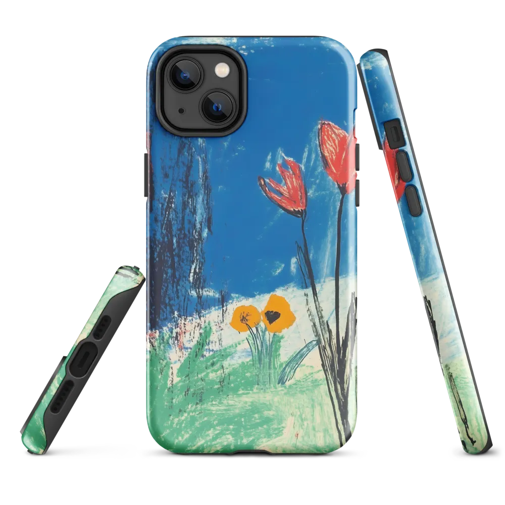 Joyful Blossoms in Blue