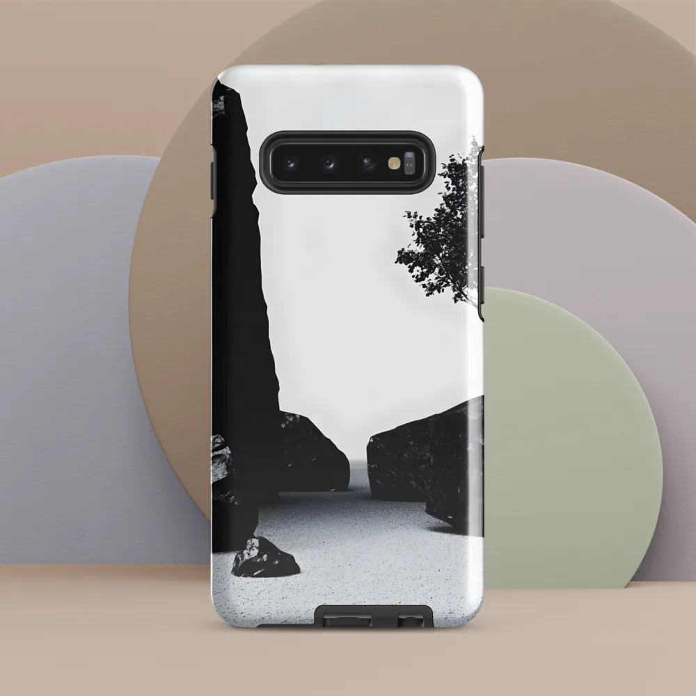 Serenity in Monochrome | Phone Case |  S10 Plus | Tough Case | Glossy