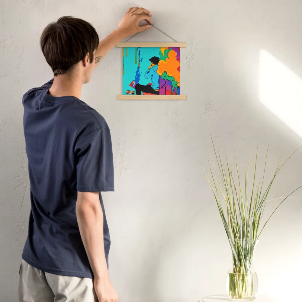 The Artist Within | Poster With Oak Wood Hanger | 10″×10″