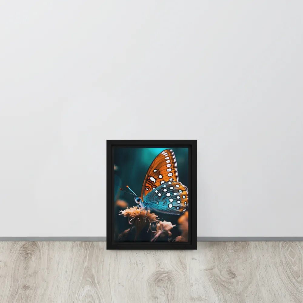 Whispers of Color: The Butterfly's Embrace