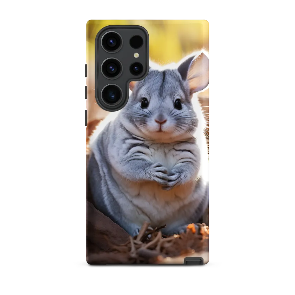 Gentle Whispers of Nature: The Chinchilla | Phone Case |  S23 Ultra | Tough Case | Matte