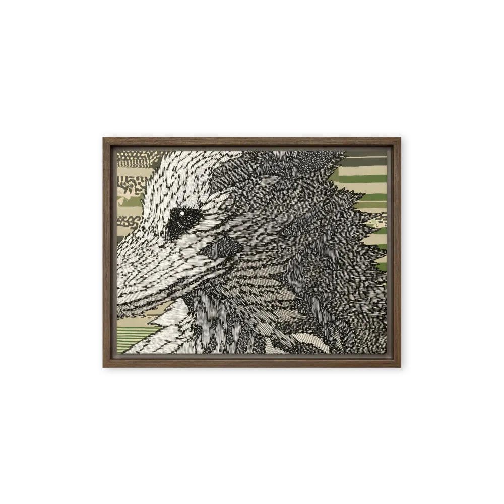 Reflections of the Forest | Canvas with Brown Frame | 12″×16″