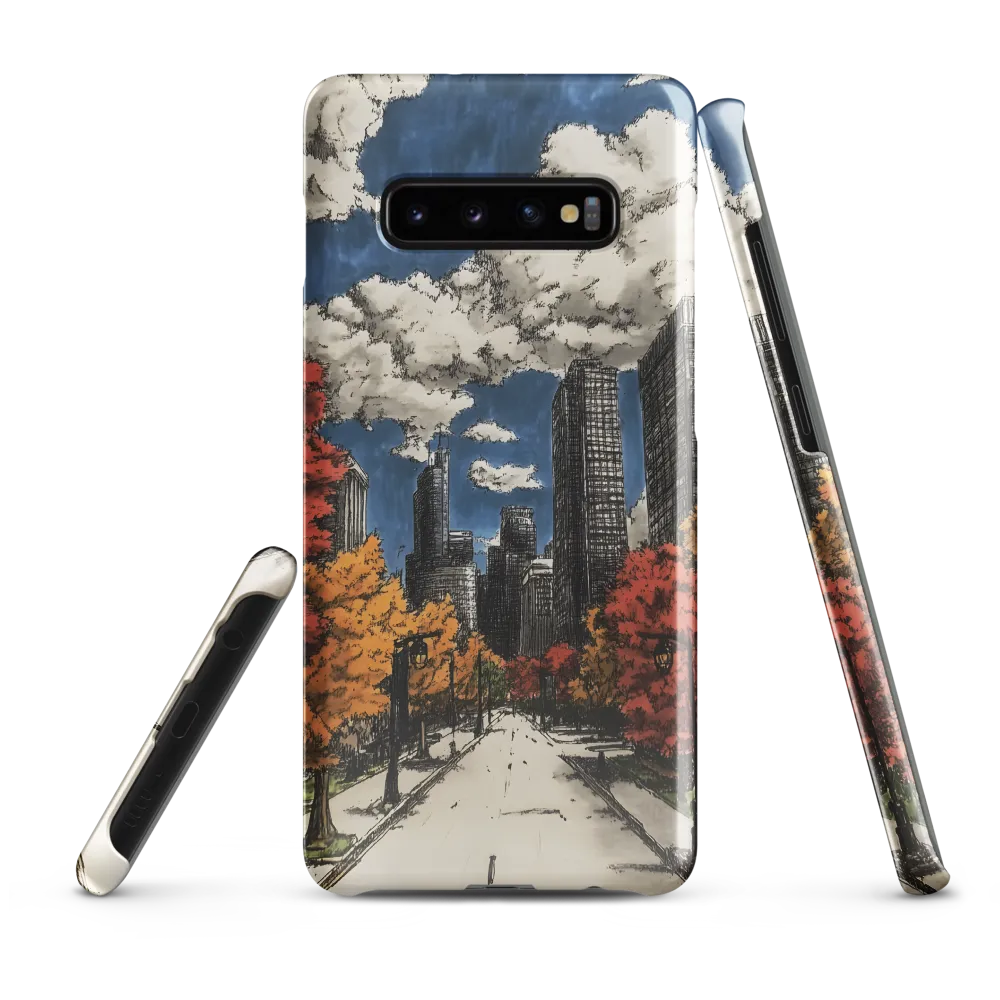 Autumn Serenity in the City | Phone Case |  S10 Plus | Snap Case | Glossy