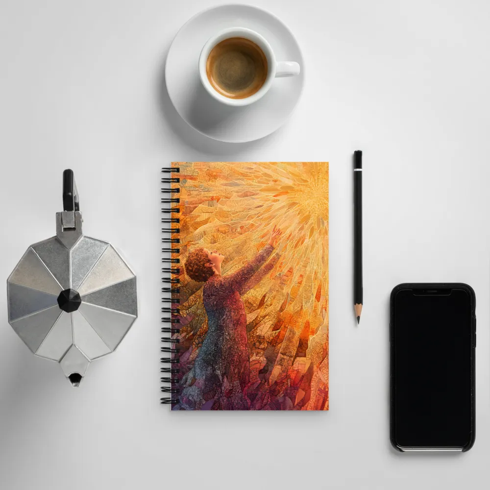 Reaching for the Light | Spiral Notebook