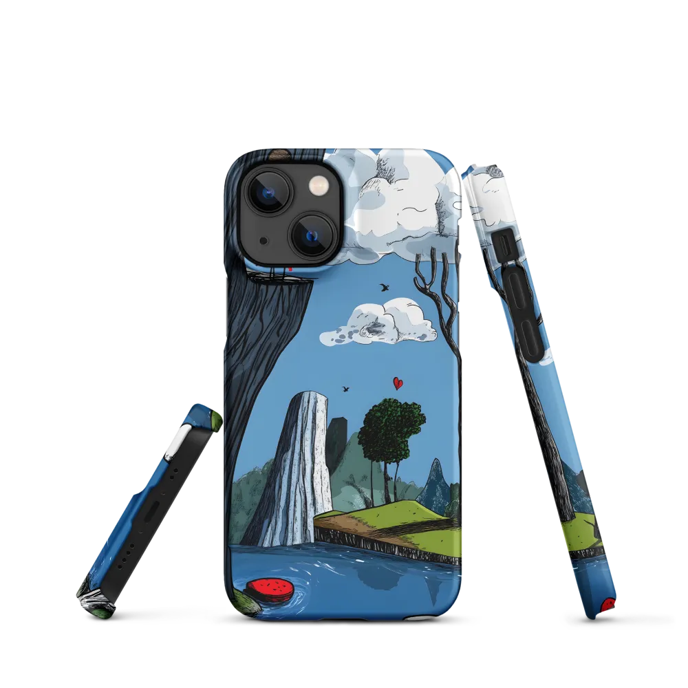 Whimsical Cliffside Reflections