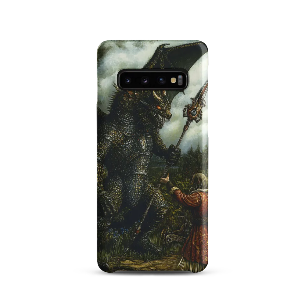 The Confrontation: Dragon vs. Wizard | Phone Case |  S10 | Snap Case | Matte