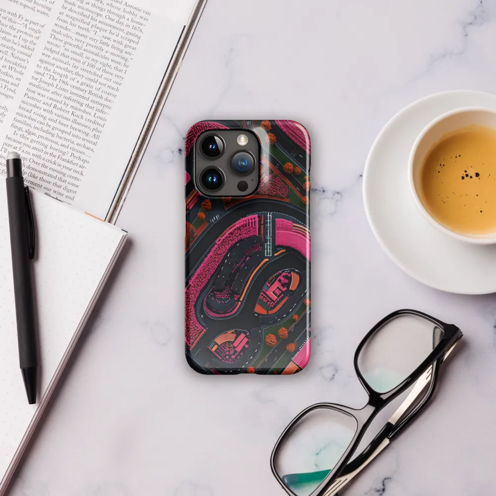 Urban Floral Symphony | Phone Case |  15 Pro | Snap Case | Glossy