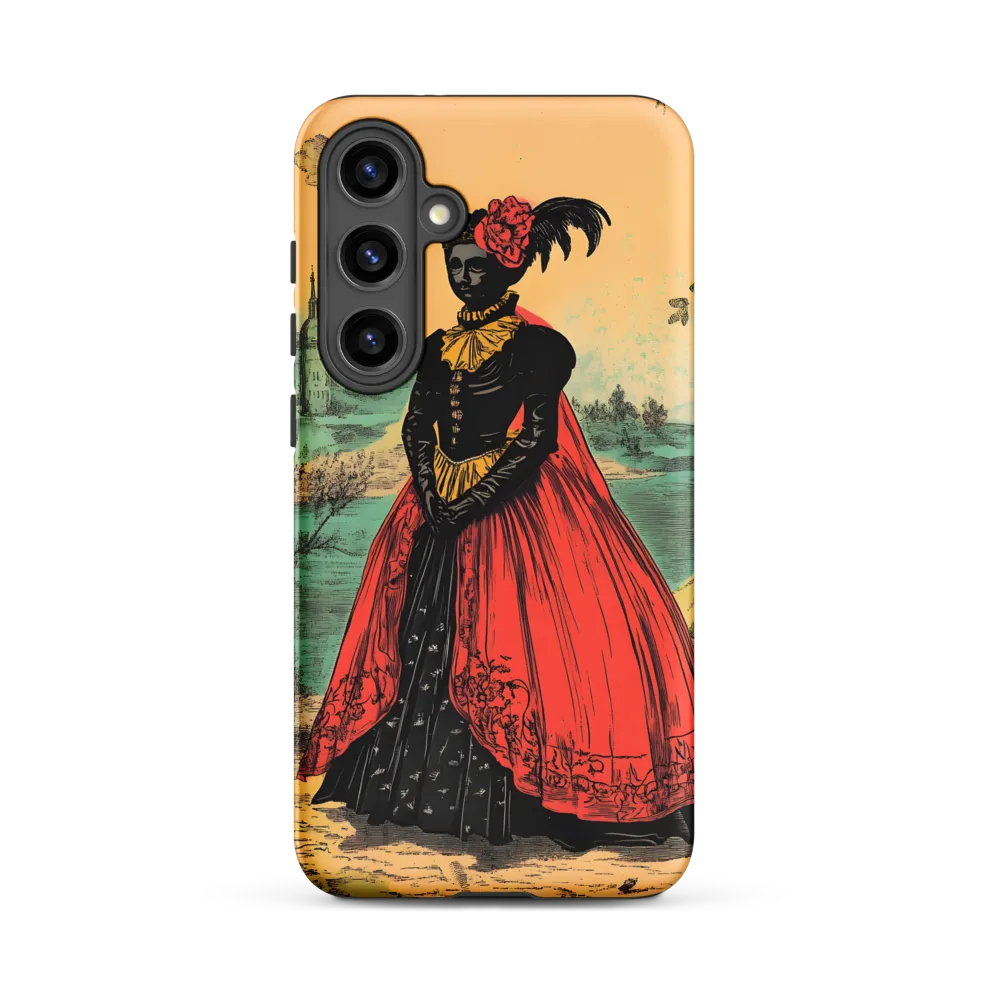 Elegance in Red and Gold