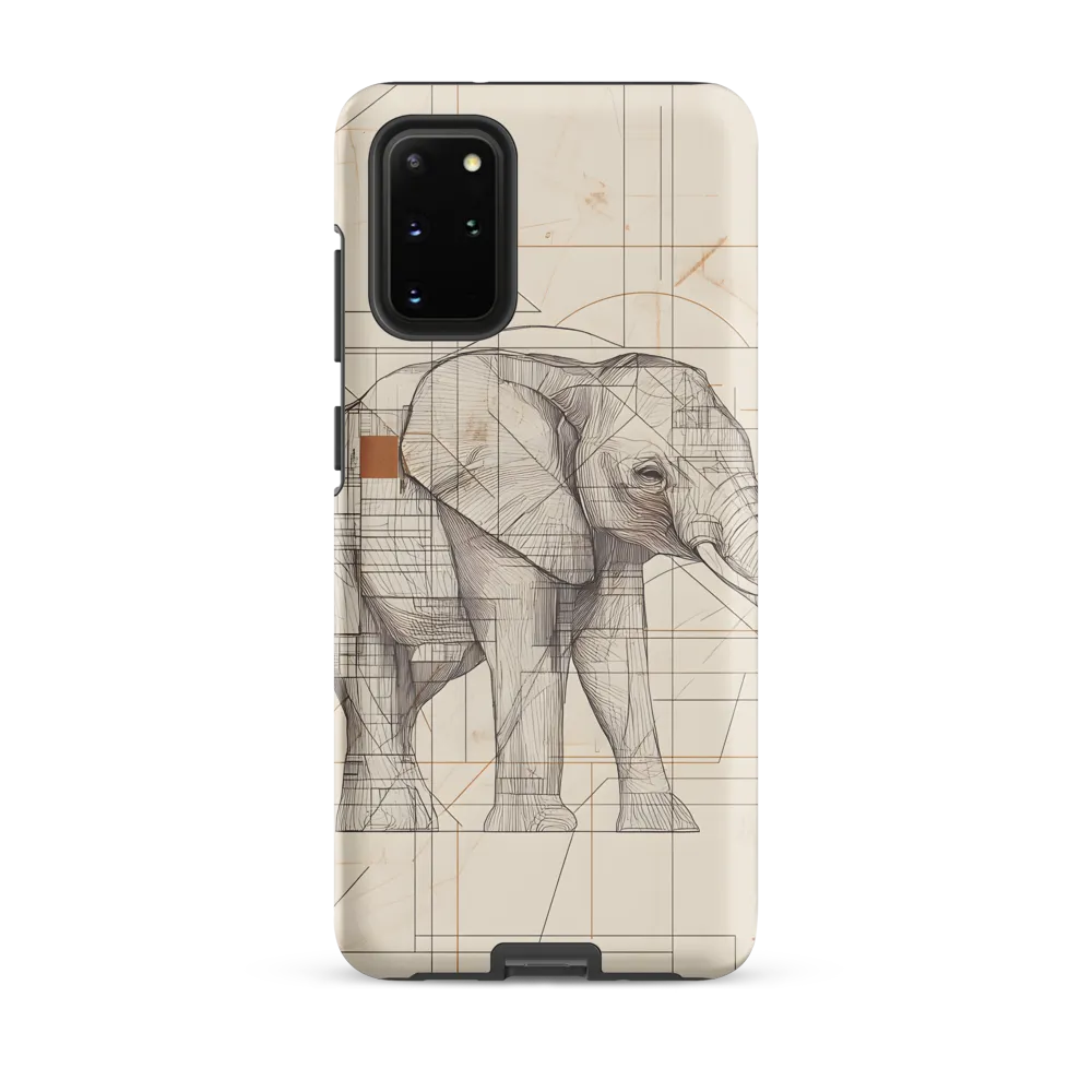 Geometric Elegance: The Steel Elephant