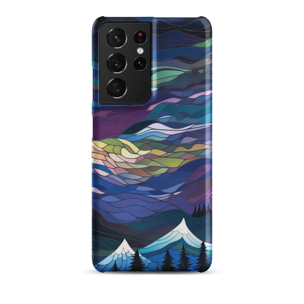 Twilight Peaks: An Abstract Mountain Landscape