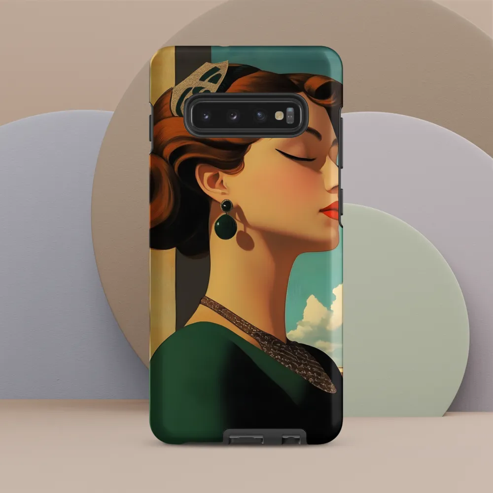 Elegance in Art Deco: A Portrait of Grace