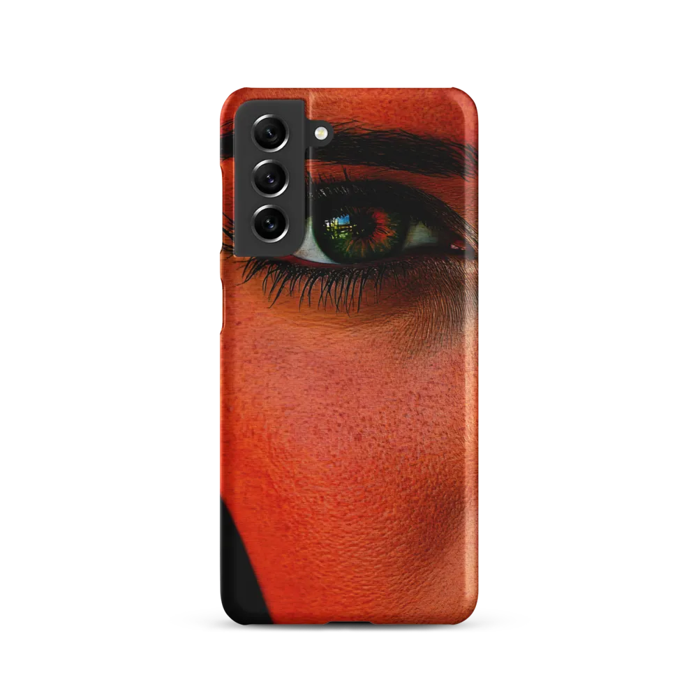 Gaze of Intensity | Phone Case |  S21 | Snap Case | Matte