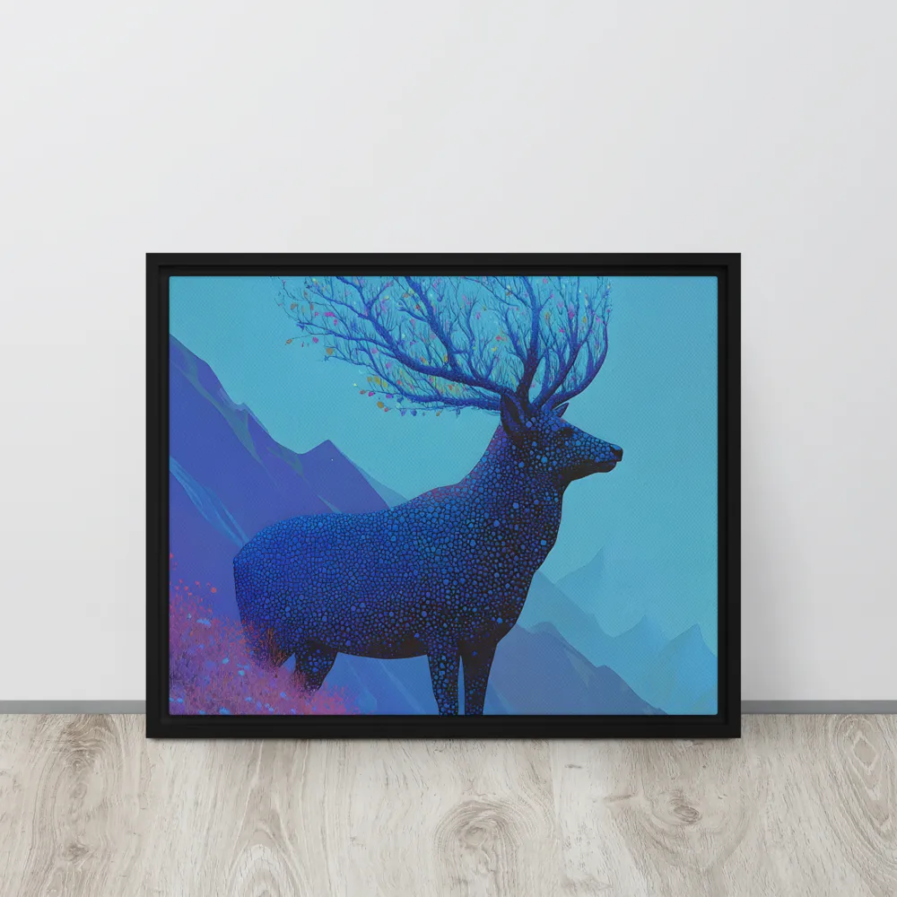 Ethereal Harmony | Canvas with Black Frame | 16″×20″