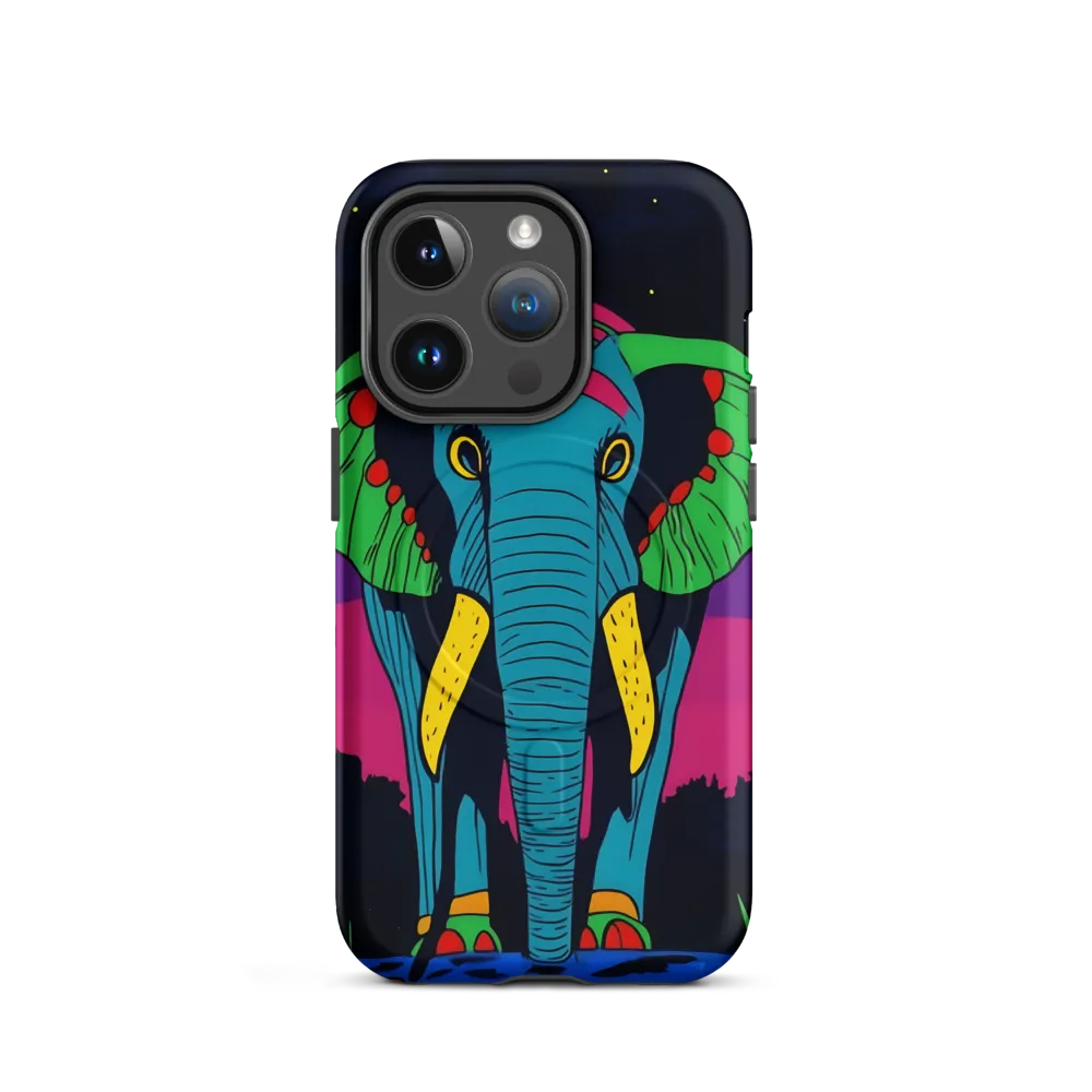 Whimsical Majesty: The Vibrant Elephant