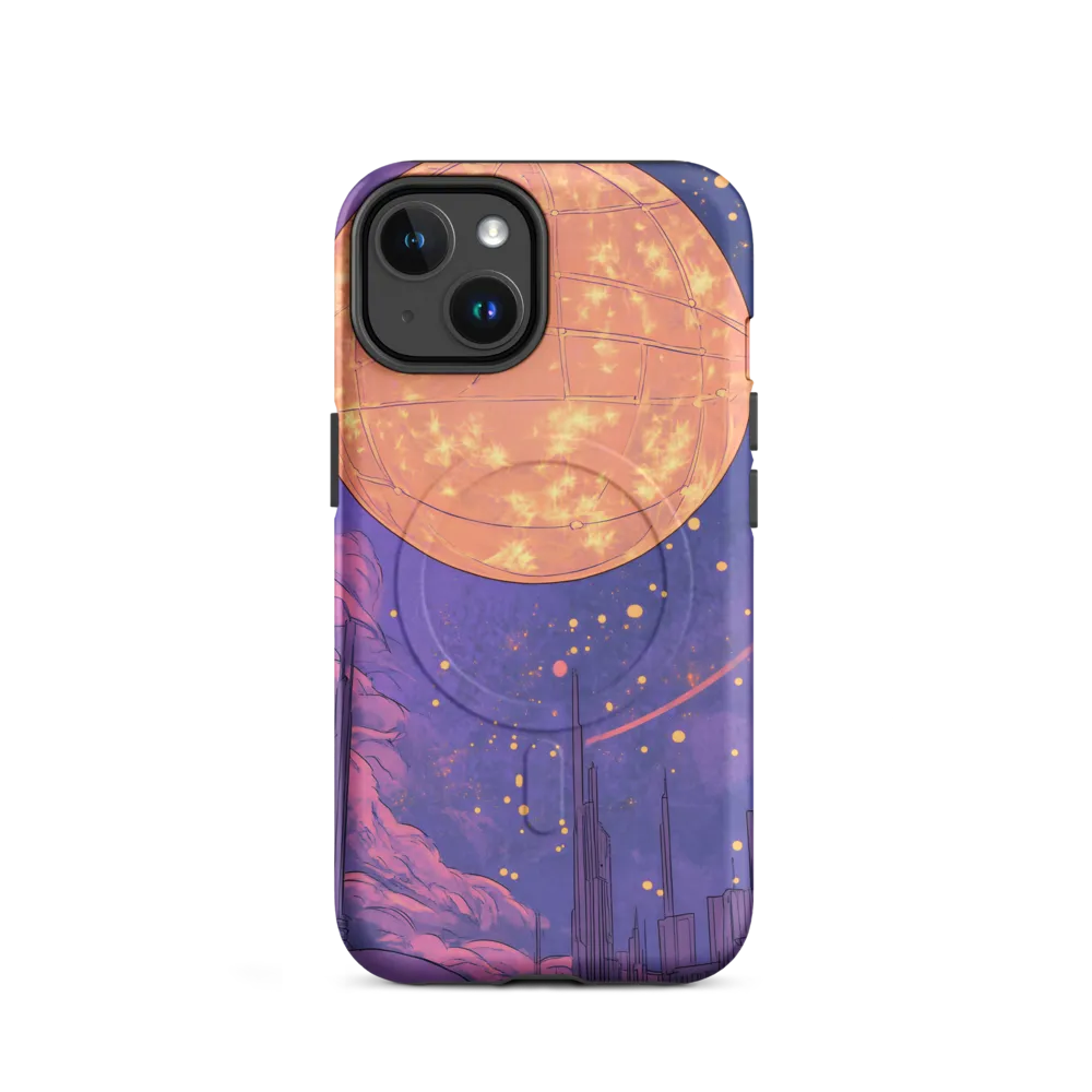Celestial Cityscape: A Dance of Colors