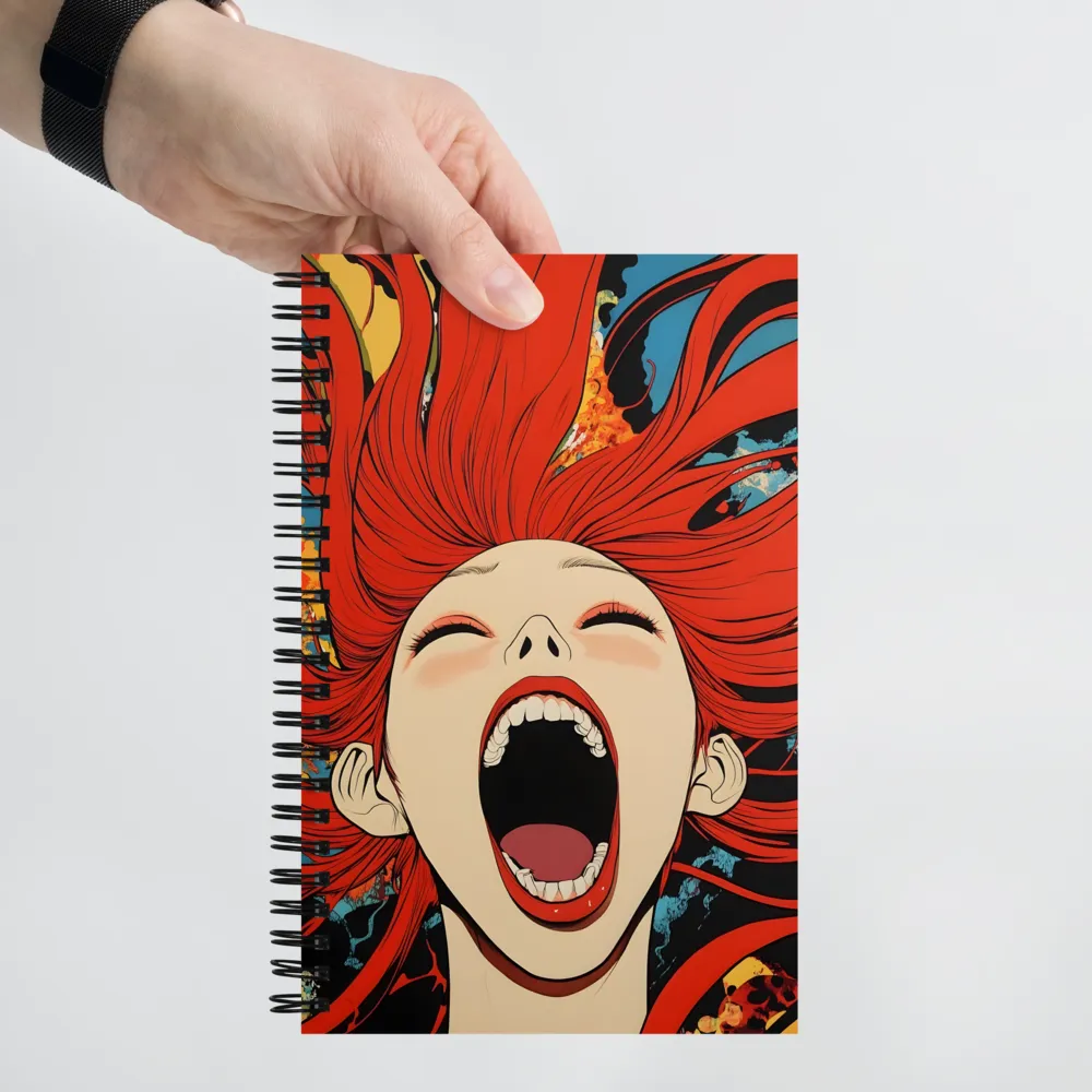 Eruption of Emotion | Spiral Notebook