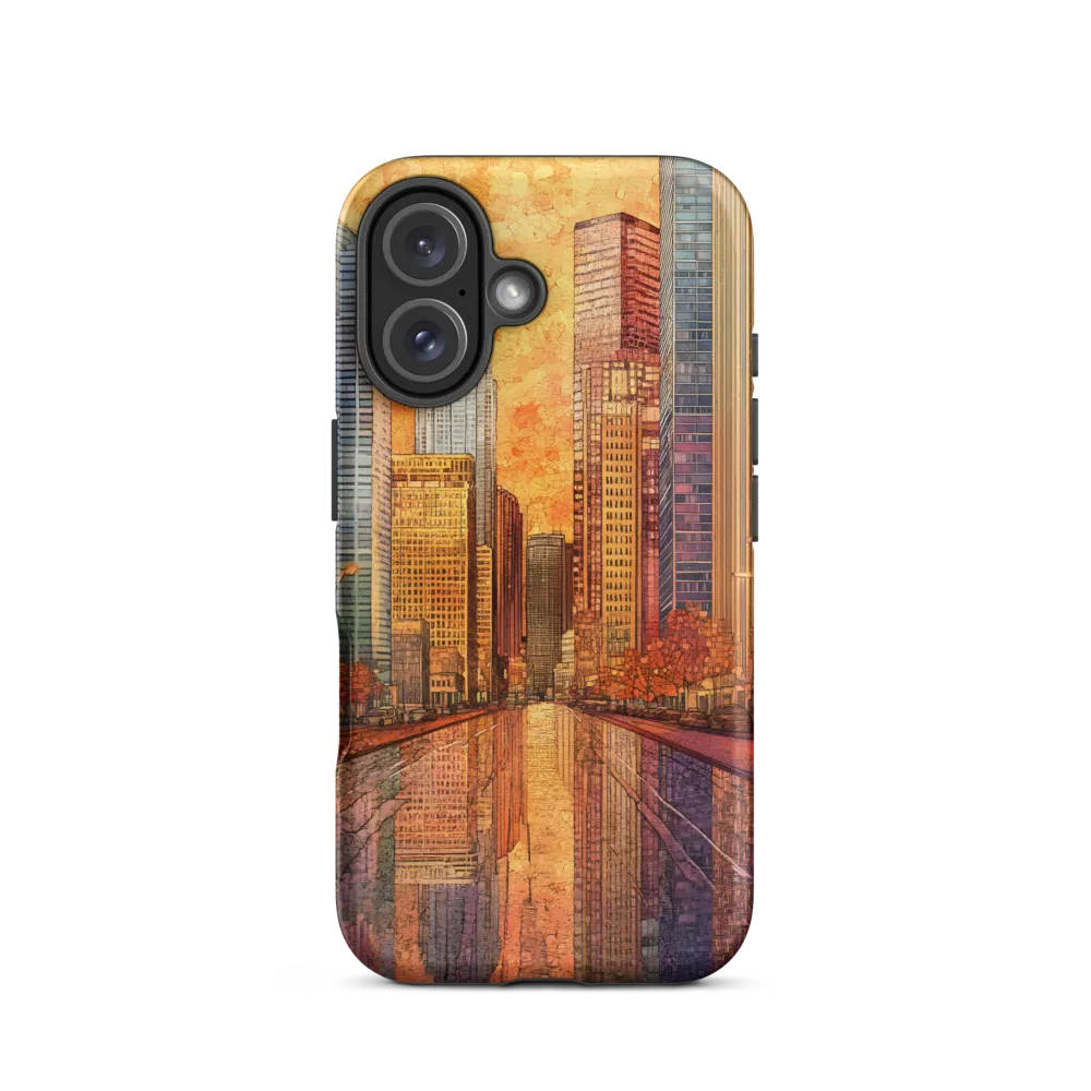 Reflections of a Vibrant City | Phone Case