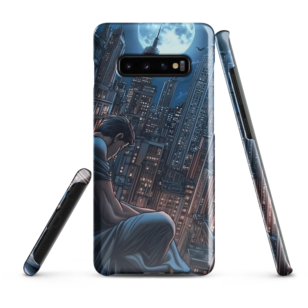 Reflections of a City Under the Moon | Phone Case |  S10 Plus | Snap Case | Glossy