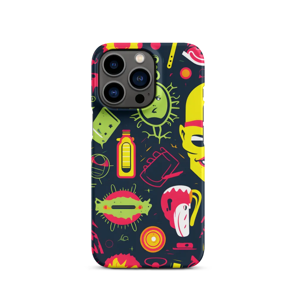 Neon Revelry: A Quirky Exploration of Modern Pop Art