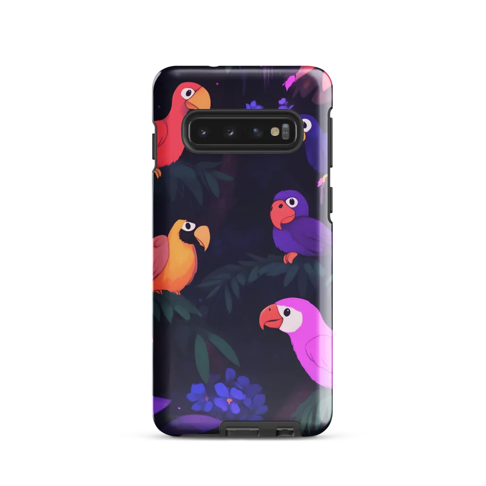 Tropical Parrot Playground | Phone Case |  S10 | Tough Case | Glossy