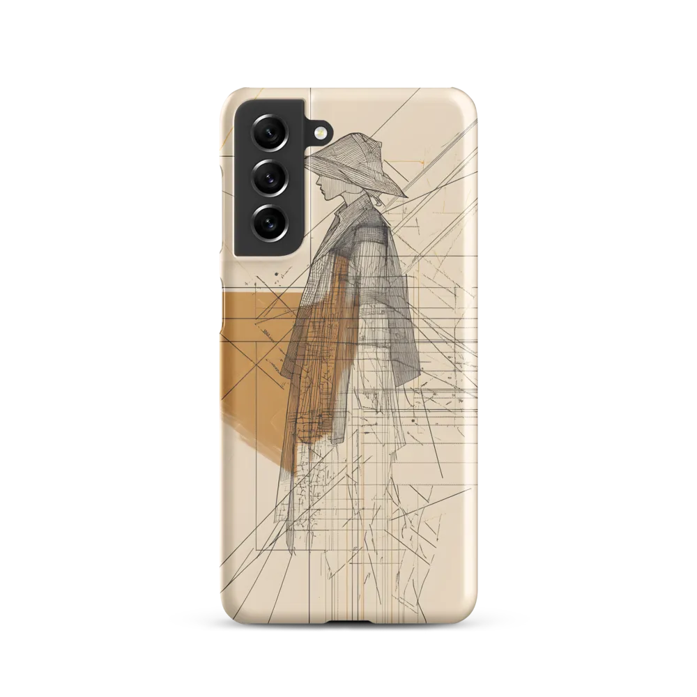 Abstract Profile: A Minimalist Exploration | Phone Case |  S21 | Snap Case | Matte