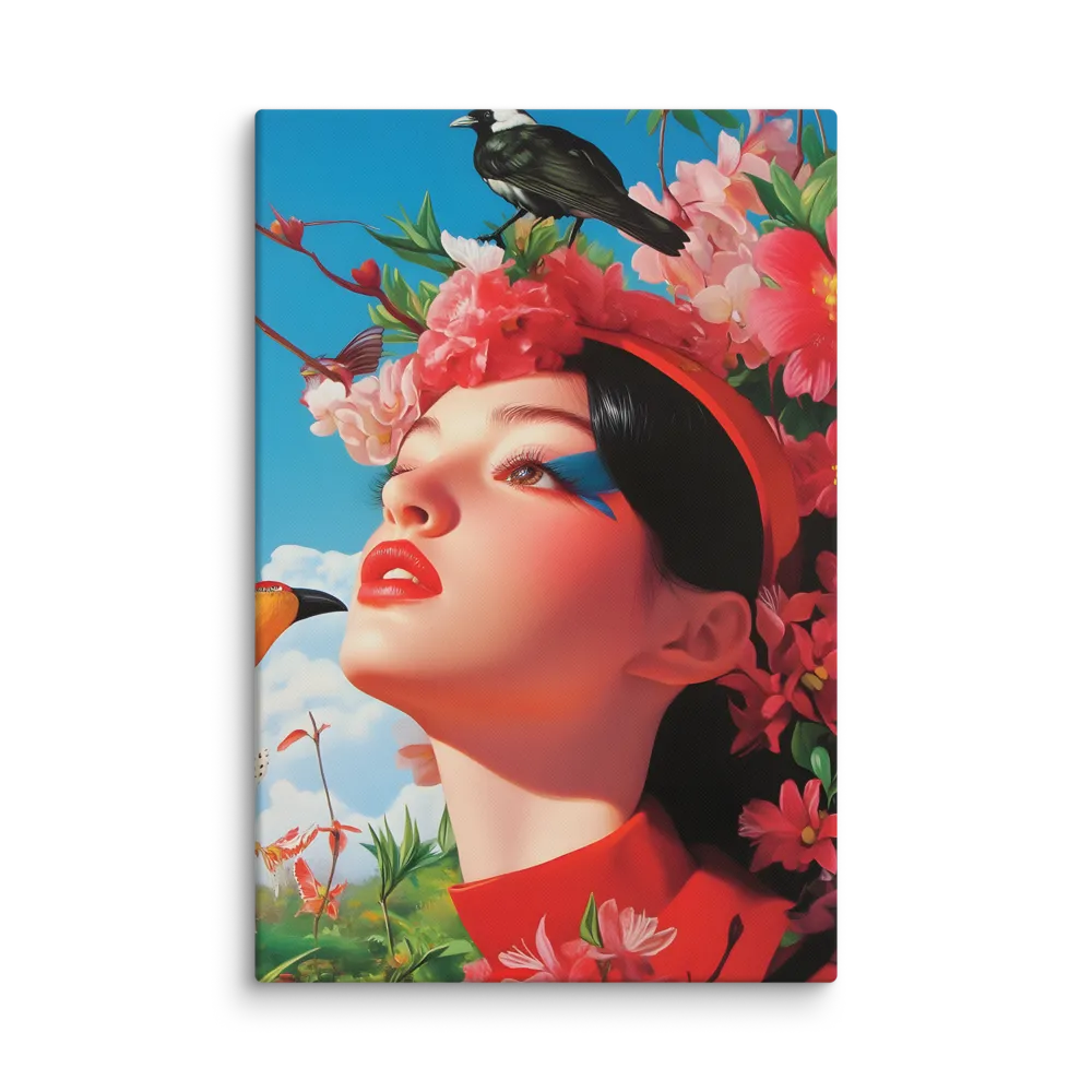 Crown of Red: A Hyperreal Portrait