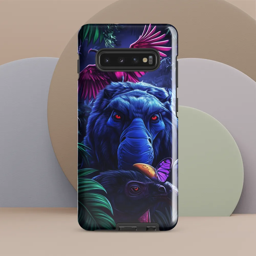 Enigmatic Jungle Symphony | Phone Case |  S10 Plus | Tough Case | Glossy