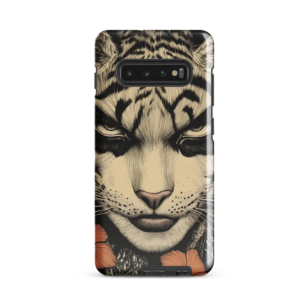 Feline Majesty: The Human-Leopard Connection | Phone Case |  S10 Plus | Tough Case | Glossy