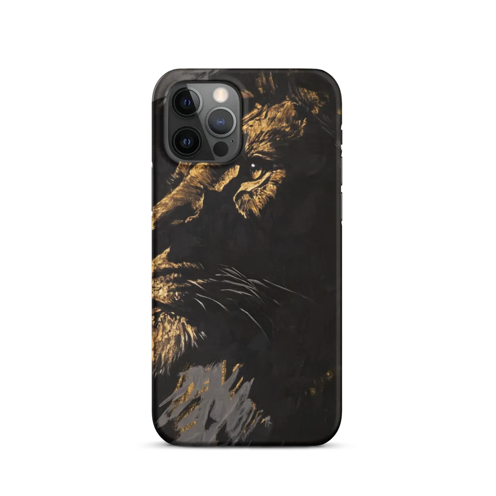 Majestic Gaze: The Golden Lion