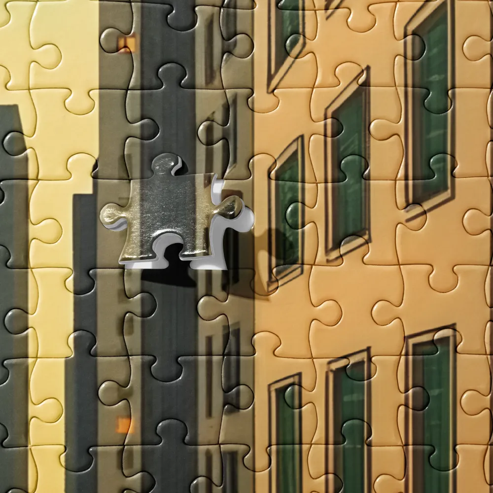 Reflections of Urban Serenity | Jigsaw Puzzle | 252/520 pieces