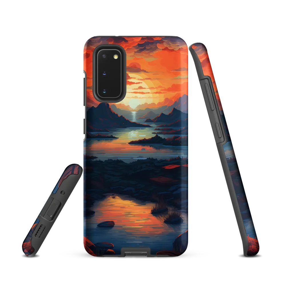 Ethereal Evening: A Digital Dusk