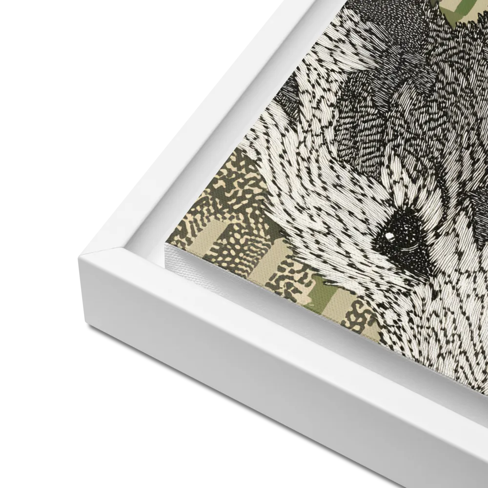 Reflections of the Forest | Canvas with White Frame | 12″×12″