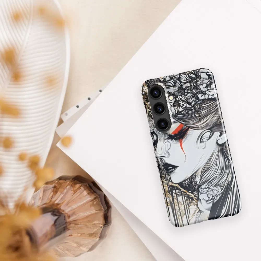 Veiled Mystique | Phone Case |  S24 | Snap Case | Glossy